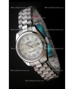 Rolex Datejust Oyster Perpetual Superlative ChronoMeter Japanese Steel Watch 