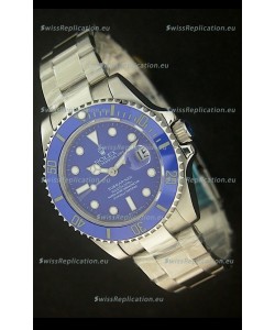 Rolex Submariner Swiss Replica Watch in Blue Ceramic Bezel