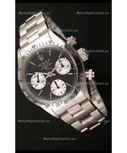 Rolex Daytona Cosmograph Swiss Vintage Watch in Black Dial