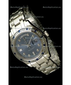 Rolex Oyster Perpetual Day Date Swiss Automatic Watch in Midnite Blue Dial