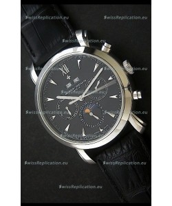 Vacheron Constantin Perpetual Calendar Japanese Watch in Black Dial