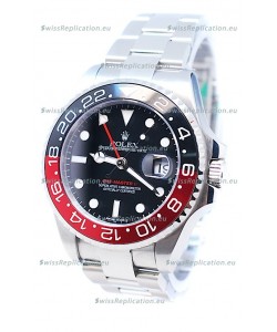 Rolex GMT Masters II 2011 Edition Replica Watch in Black and Red Bezel