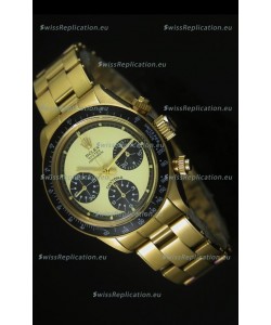 Rolex Daytona 6263 Cosmograph White Dial in Gold Case