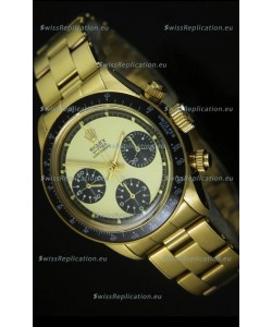 Rolex Daytona 6263 Cosmograph White Dial in Gold Case
