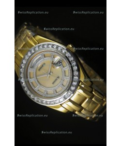 Rolex Day Date Swiss Watch in Rose Gold Case