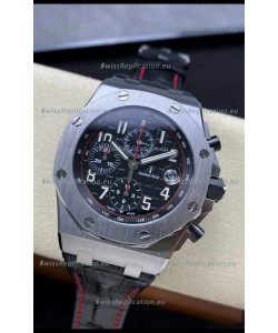 Audemars Piguet Royal Oak Offshore Black Dial Chronograph 1:1 Mirror Replica Watch - 904L Steel