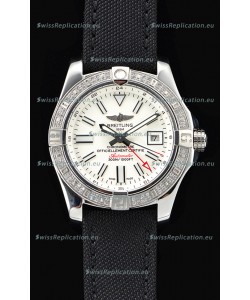 Breitling Avenger II Steel GMT Swiss Watch 1:1 Ultimate Edition - White Dial