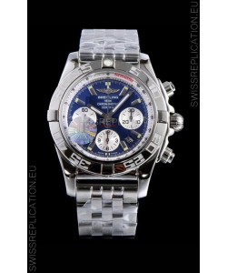 Breitling Chronomat B01 Blue Dial 904L Steel Swiss 1:1 Mirror Replica Watch
