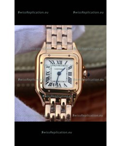 Cartier PANTHERE Edition 1:1 Mirror Swiss Watch Rose Gold White Dial