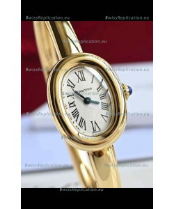 Baignoire De Cartier Yellow Gold Super Clone Quartz Replica Watch