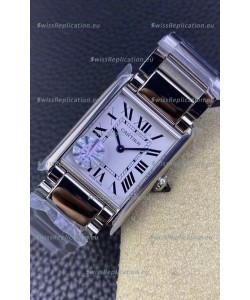 Cartier Tank Solo Swiss Quartz Watch in Stainless Steel Casing - 25.5MM Wide 1:1 Mirror Replica
