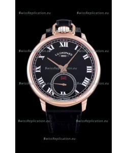 Chopard Louis-Ulysse The Tribute Rose Gold Black Dial Swiss Watch