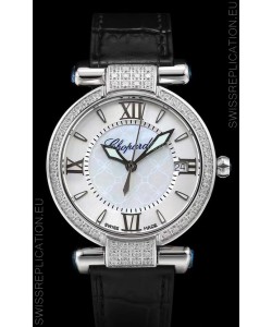 Chopard Imperiale White Dial Swiss Automatic Replica Watch in 904L Steel 