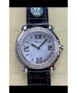 Chopard Happy Sport 1:1 Mirror Swiss Quartz Watch 36MM in 904L Steel White Dial