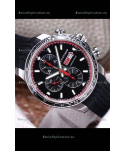 Chopard Classic Racing Chronograph 1:1 Mirror Replica Watch in Steel Casing - Black Dial 
