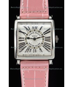 Franck Muller Master Square Ladies Pink Strap 1:1 Mirror Replica Watch