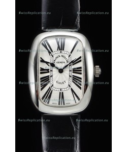 Franck Muller Galet Ladies Swiss Quartz Black Strap Watch