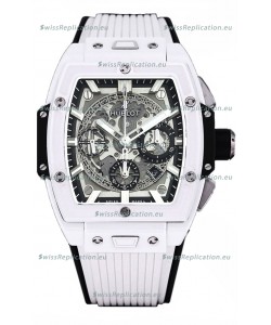 Hublot Spirit of Bang Edition Watch in White Ceramic Casing - 42MM Swiss Replica