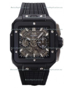 Hublot Square Bang Unico Black Ceramic Casing Chronograph Watch 1:1 Mirror Replica