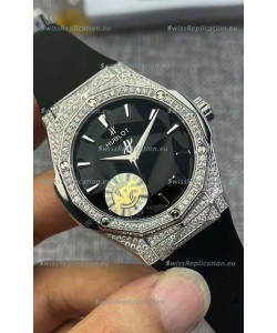Hublot Classic Fusion Orlinski PAVE Edition Black Dial Swiss Replica Watch 40MM