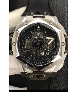 Hublot Big Bang Sang Bleu II 45MM 1:1 Mirror Replica Stainless Steel Watch