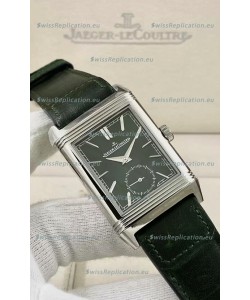 Jaeger-LeCoultre Reverso DuoFace Steel Casing Green Dial Watch in Swiss Automatic Movement