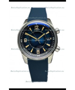 Jaeger LeCoultre Polaris Date Blue Dial Rubber Strap 1:1 Mirror Replica Watch 42MM