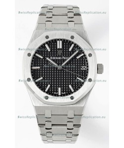Audemars Piguet Royal Oak 15500 41MM Black Dial 904L Steel CALIBRE 4302 Movement 1:1 Mirror Replica