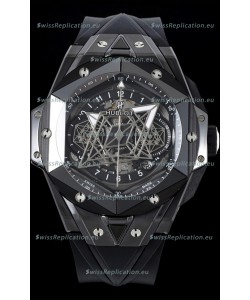 Hublot Big Bang UNICO Sang Bleu II Black Ceramic 1:1 Mirror Quality Swiss Replica Watch 