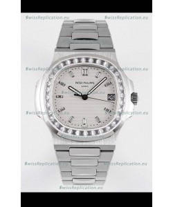 Patek Philippe Nautilus 5711/1A White Dial 1:1 Mirror Swiss Replica Watch in 904L Steel 