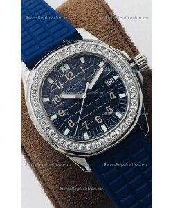 Patek Philippe Aquanaut 5067A Swiss Replica Watch in Stainless Steel Diamonds Bezel 35MM