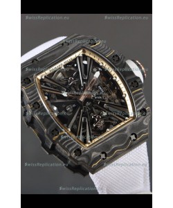 Richard Mille RM12-01 Carbon Fiber Case Genuine Tourbillon Movement 1:1 Mirror Replica Watch