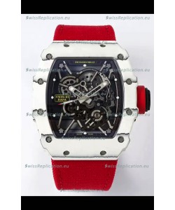 Richard Mille RM35-01 Rafael Nadal Carbon Fiber Casing with Genuine Tourbillon Super Clone Watch 