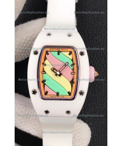 Richard Mille RM-07 Bon Bon White Ceramic Ladies 1:1 Swiss Replica Watch 