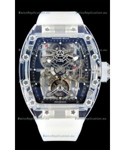 Richard Mille 56-01 Transparent Sapphires Casing with Genuine Swiss Tourbillon Movement Super Clone