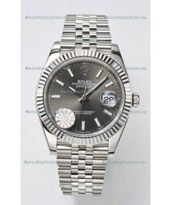 Rolex Datejust Cal.3235 Movement Swiss Watch 1:1 Mirror Replica 904L Steel 41MM - Grey Dial 
