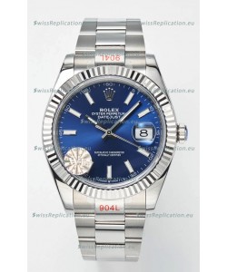 Rolex Datejust Cal.3235 Movement Swiss Watch 1:1 Mirror Replica 904L Steel 41MM - Blue Dial 