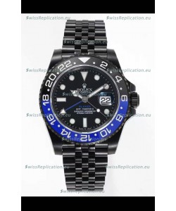 Rolex GMT Masters II REF.126710BLRO Batman BLAKEN Swiss Replica - 904L Steel in DLC Coating
