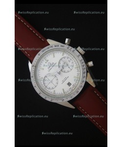 Omega Speedmaster 57 Co-Axial Chronograph Watch in Leather Strap