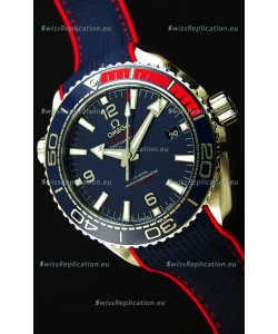 Omega Seamaster Planet Ocean Pyeong Chang 2018 Edition Swiss Replica Watch 1:1 Mirror Edition