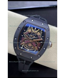 Richard Mille RM47 Black Ceramic Casing Watch in Swiss Automatic Movement 