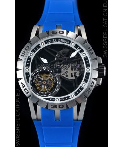 Roger Dubuis Excalibur Spider Flying Tourbillon Skeleton Titanium Casing 1:1 Mirror Swiss Watch