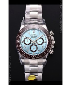 Rolex Daytona 116506 ICE BLUE ARAB Numerals Dial Cal.4130 Movement - Ultimate 904L Steel Watch