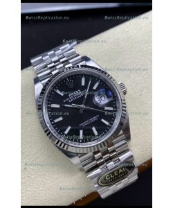 Rolex Datejust Cal.3235 Movement 1:1 Mirror Replica 904L Steel 36MM - Black Dial