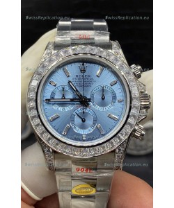 Rolex Cosmograph Daytona M116506-0002 ICE BLUE Dial Original Cal.4130 Movement - Ultimate 904L Steel Watch
