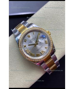 Rolex Datejust 126283RBR-0018 36MM Swiss 1:1 Mirror Replica in 904L Silver Dial