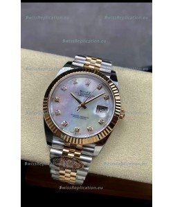 Rolex Datejust 126331 41MM ETA 3235 Swiss 1:1 Mirror Replica Watch in Rose Gold 904L Steel