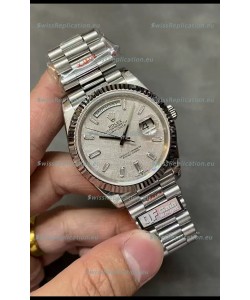 Rolex Day Date Presidential 904L Steel 40MM - Grey Dial 1:1 Mirror Quality Watch