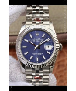 Rolex Datejust 36MM ETA-3135 Movement Swiss Replica in 904L Steel in White Roman Dial 