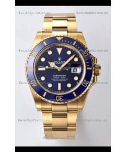 Rolex Submariner 41MM Date Ceramic Gold m126618lb - Replica 1:1 Mirror - Ultimate 904L Steel Watch